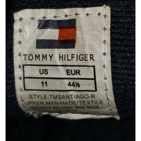 TOMMY HILFIGER SANTIAGOBRMLL SANTIAGO Size 11 Brown Faux-Leather Casual Boots